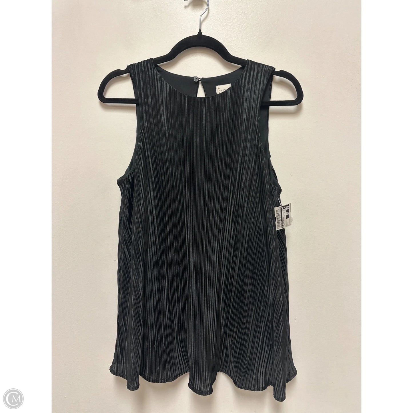 Top Sleeveless By A New Day In Black, Size: S