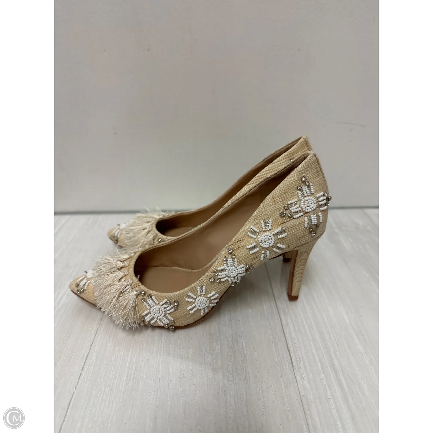 Shoes Heels Stiletto By Antonio Melani In Cream, Size: 7.5