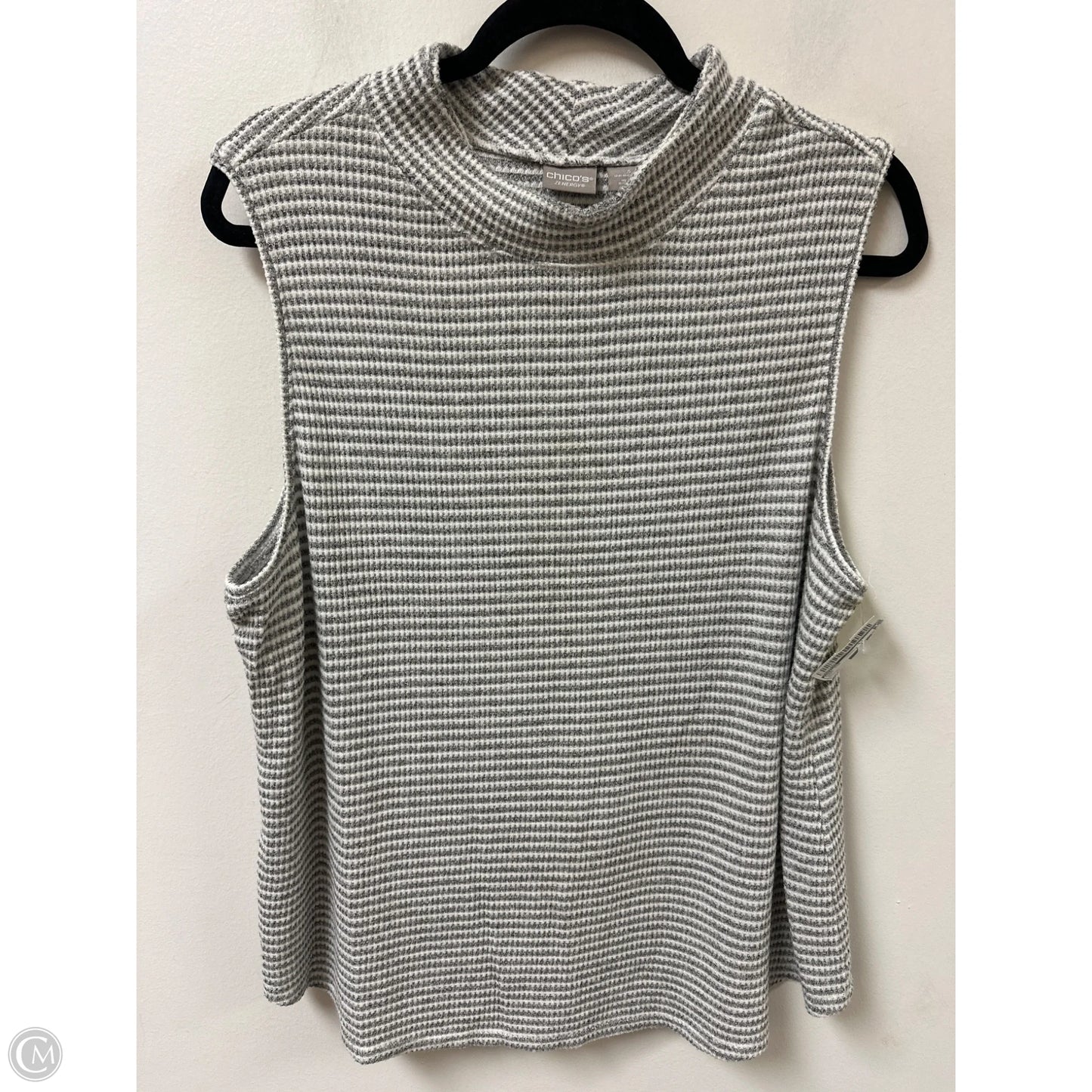 Tank Top By Chicos In Grey, Size: Xl
