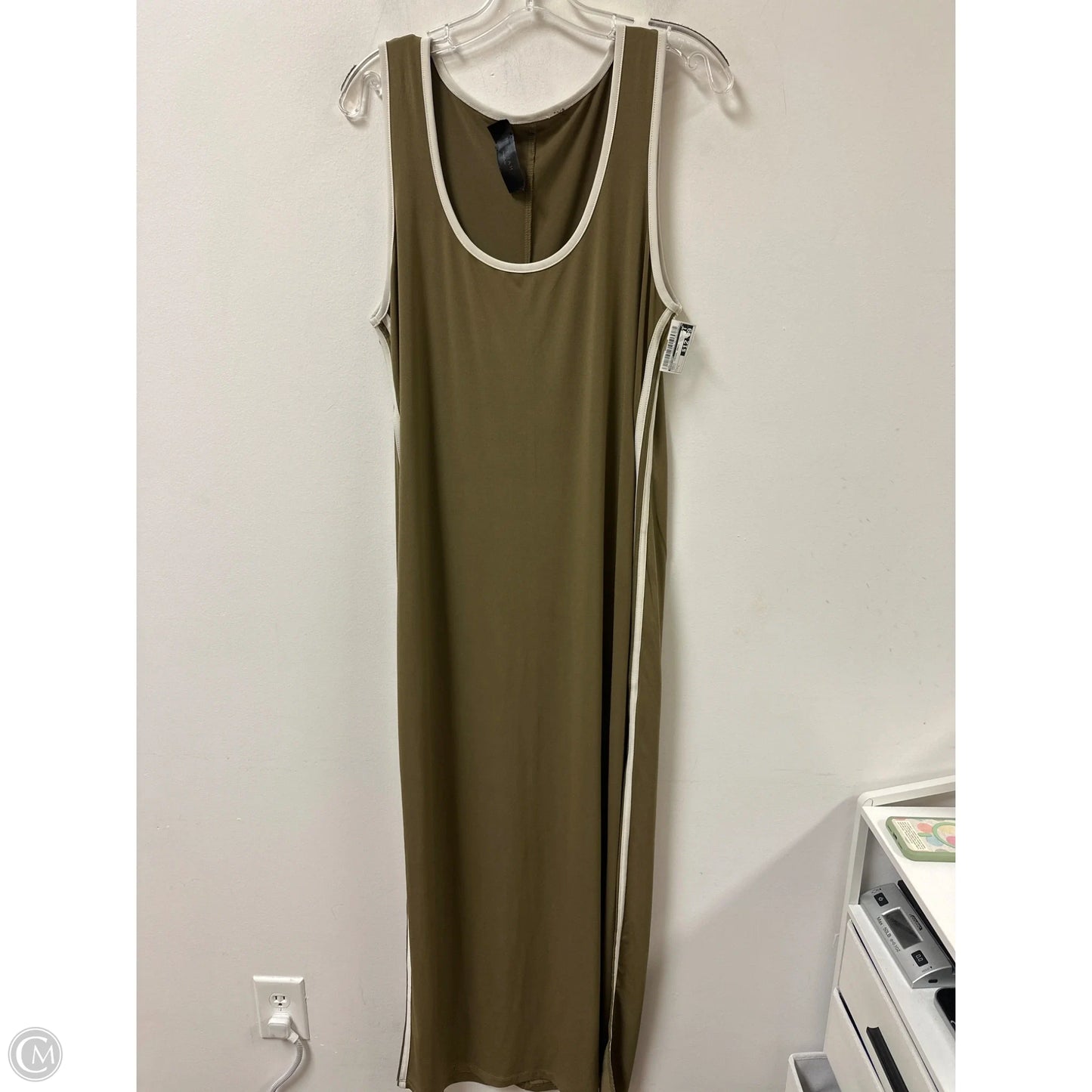 Dress Casual Maxi By Rhapsody In Green, Size: L