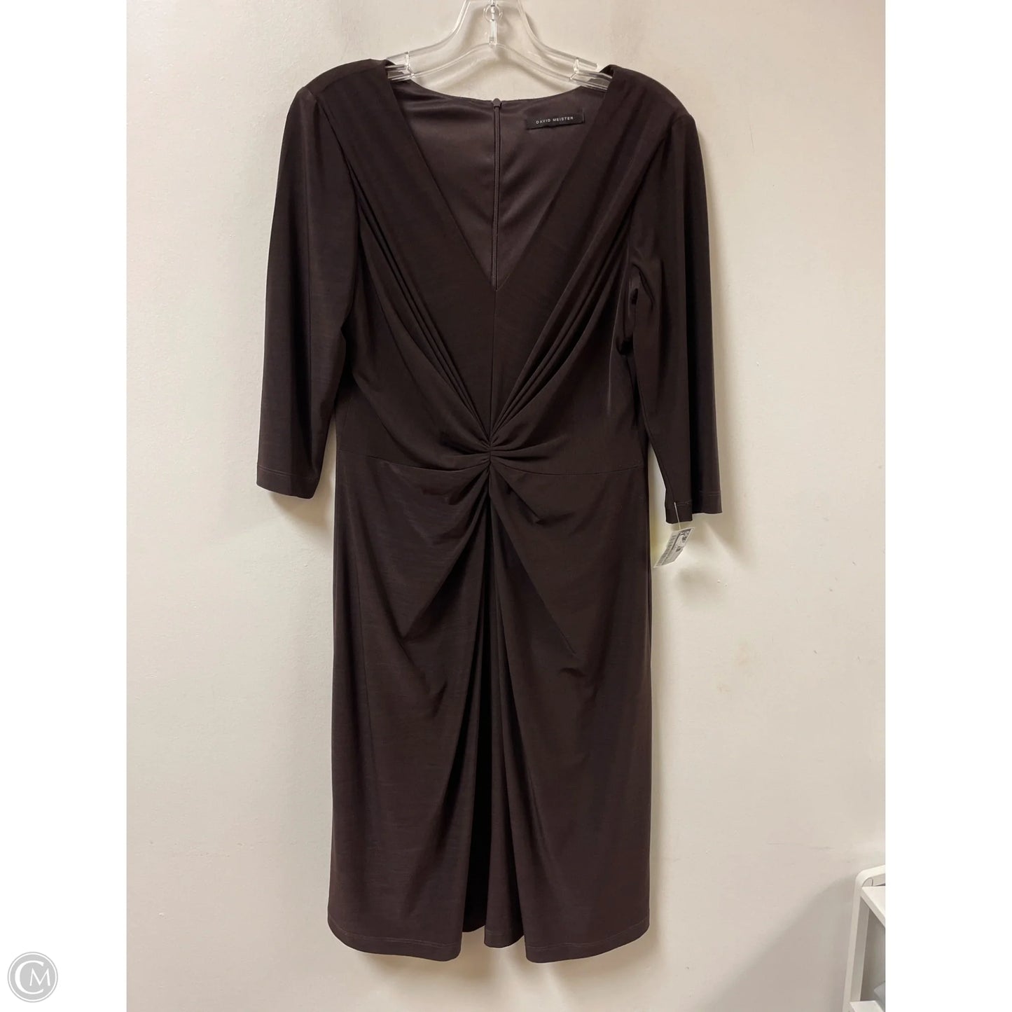Dress Casual Short By David Meister In Brown, Size: L