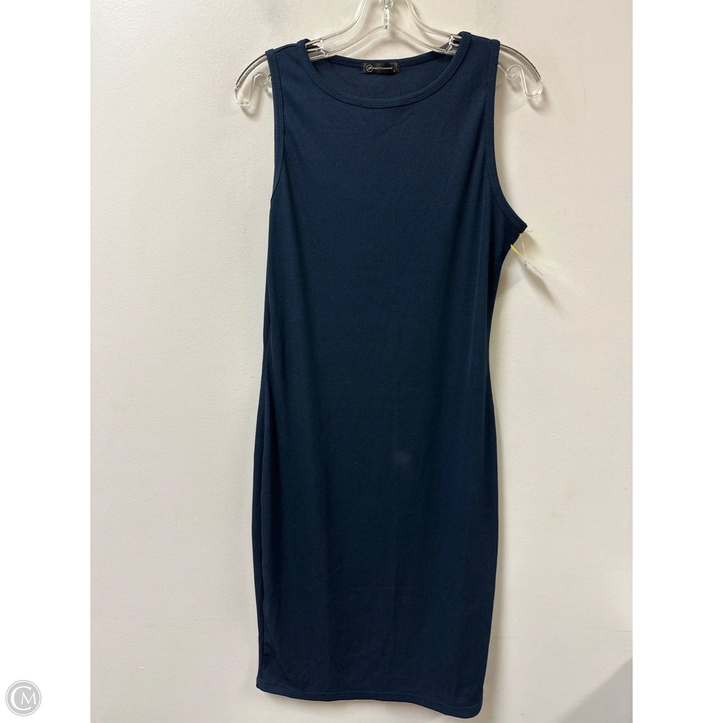 Dress Casual Midi By Clothes Mentor In Navy, Size: L