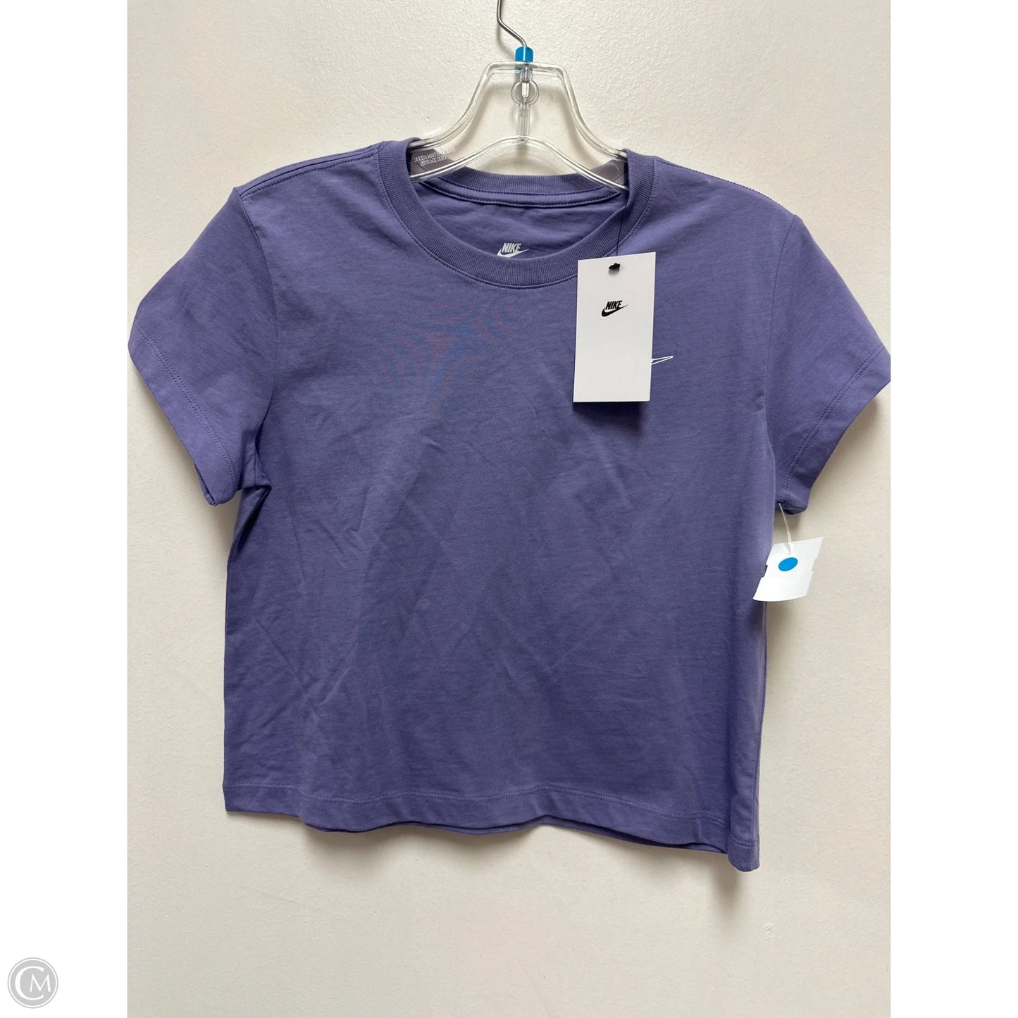 Athletic Top Short Sleeve By Nike Apparel In Purple, Size: Xs