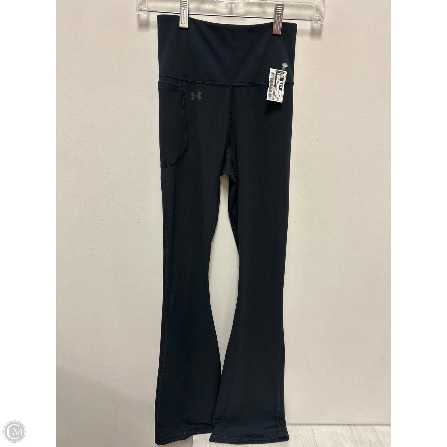 Athletic Leggings By Under Armour In Black, Size: Xs