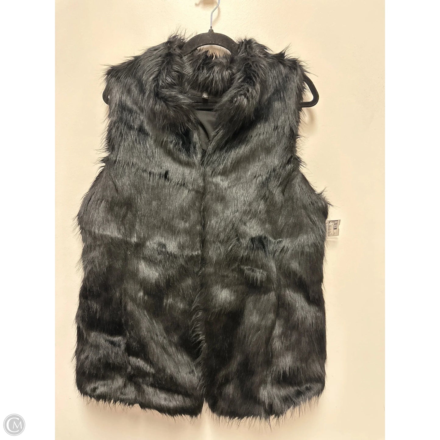Vest Faux Fur & Sherpa By White House Black Market In Black, Size: Xl