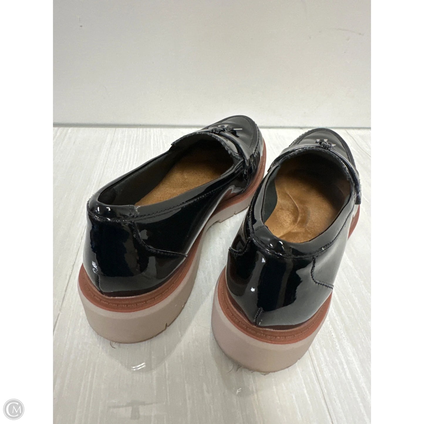 Shoes Flats By Clarks In Black, Size: 8