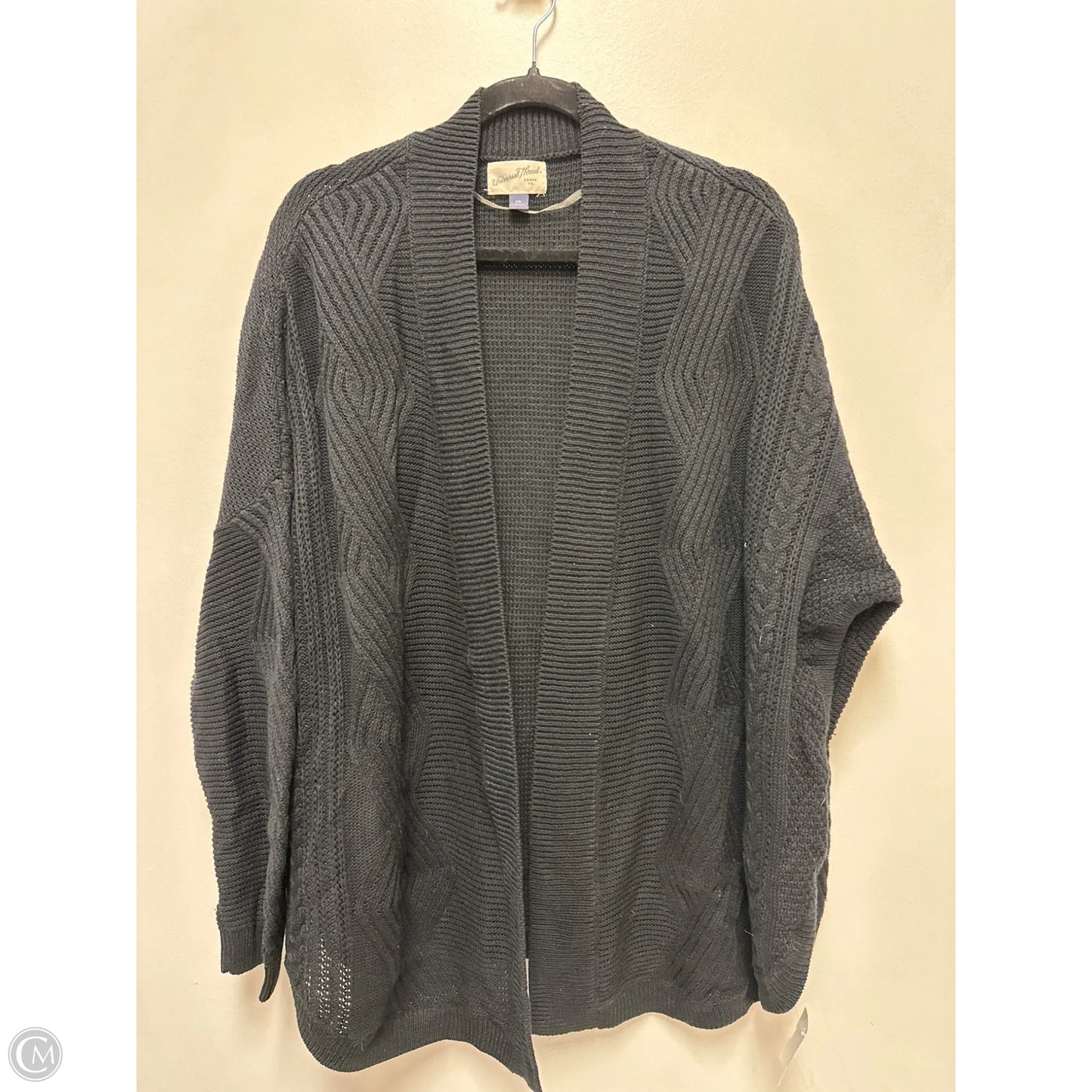 Sweater Cardigan By Universal Thread In Black, Size: 1x