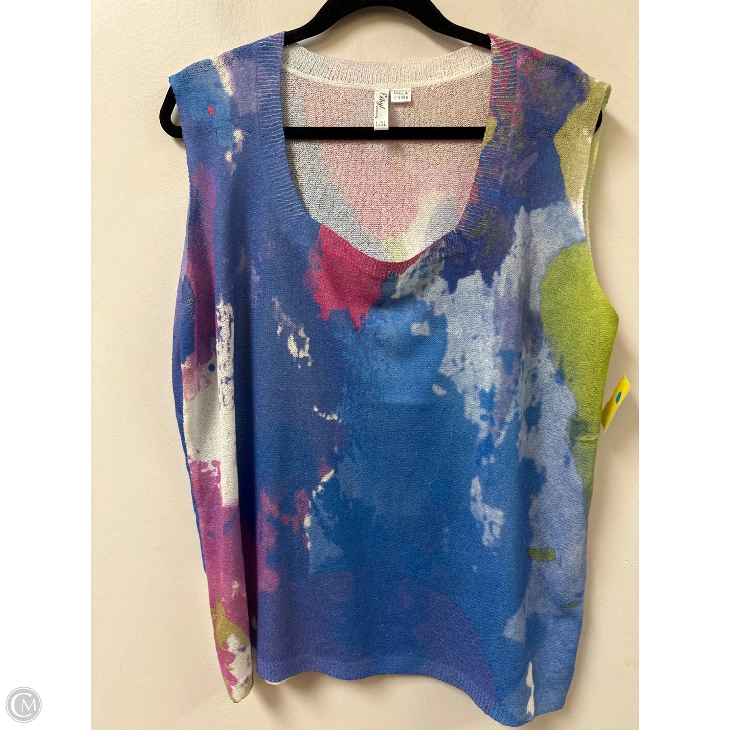Top Sleeveless By Clothes Mentor In Multi-colored, Size: Xl
