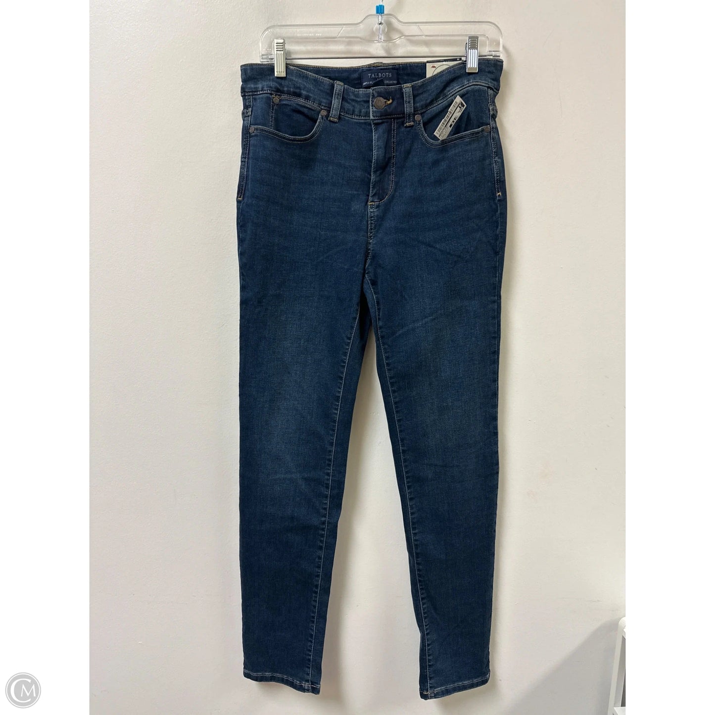 Jeans Straight By Talbots In Blue Denim, Size: 6