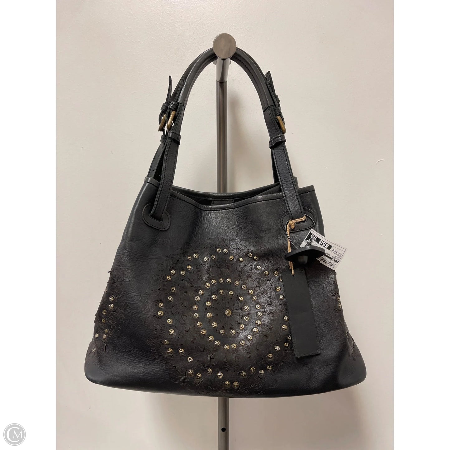 Handbag Leather By Cmb, Size: Large