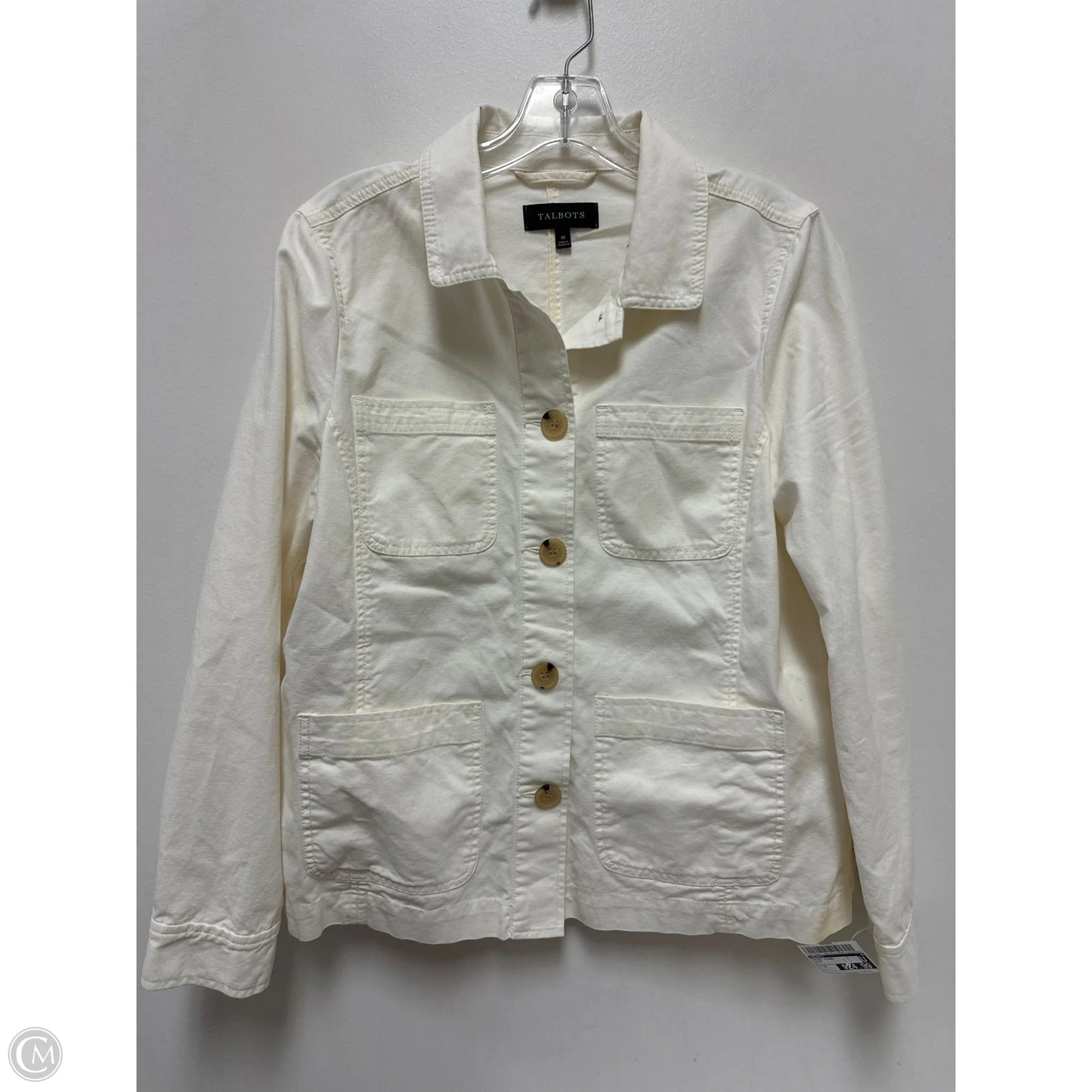 Jacket Other By Talbots In Cream, Size: M