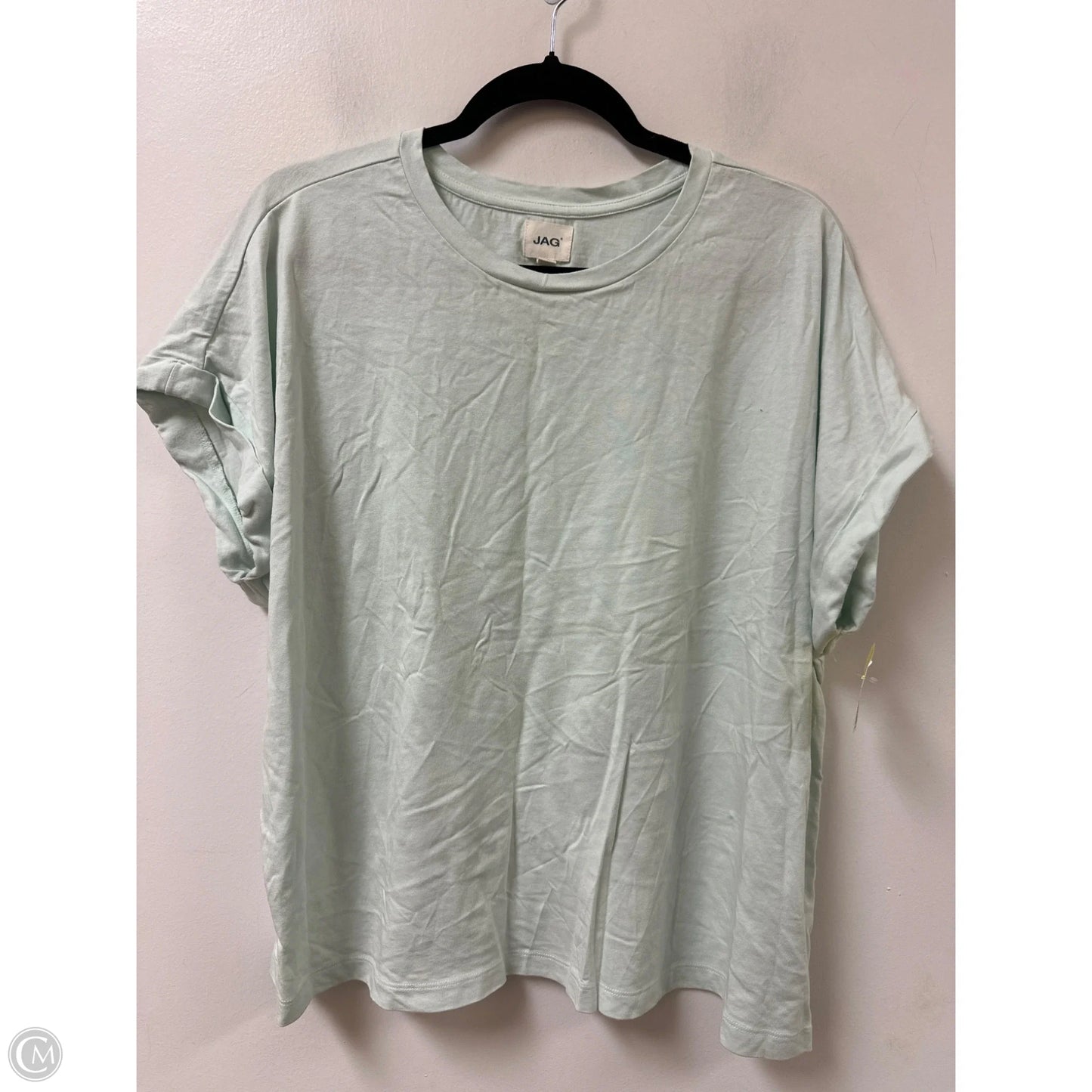 Top Short Sleeve By Jag In Blue, Size: Xl