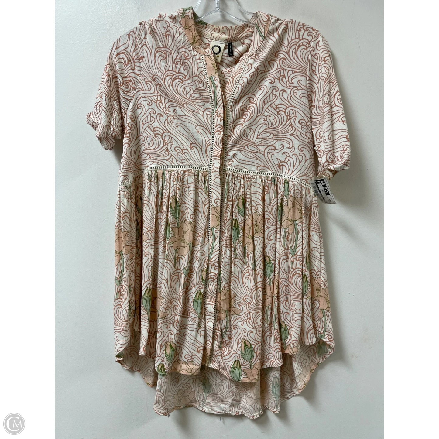 Tunic Short Sleeve By Akemi And Kin In Pink, Size: Xs