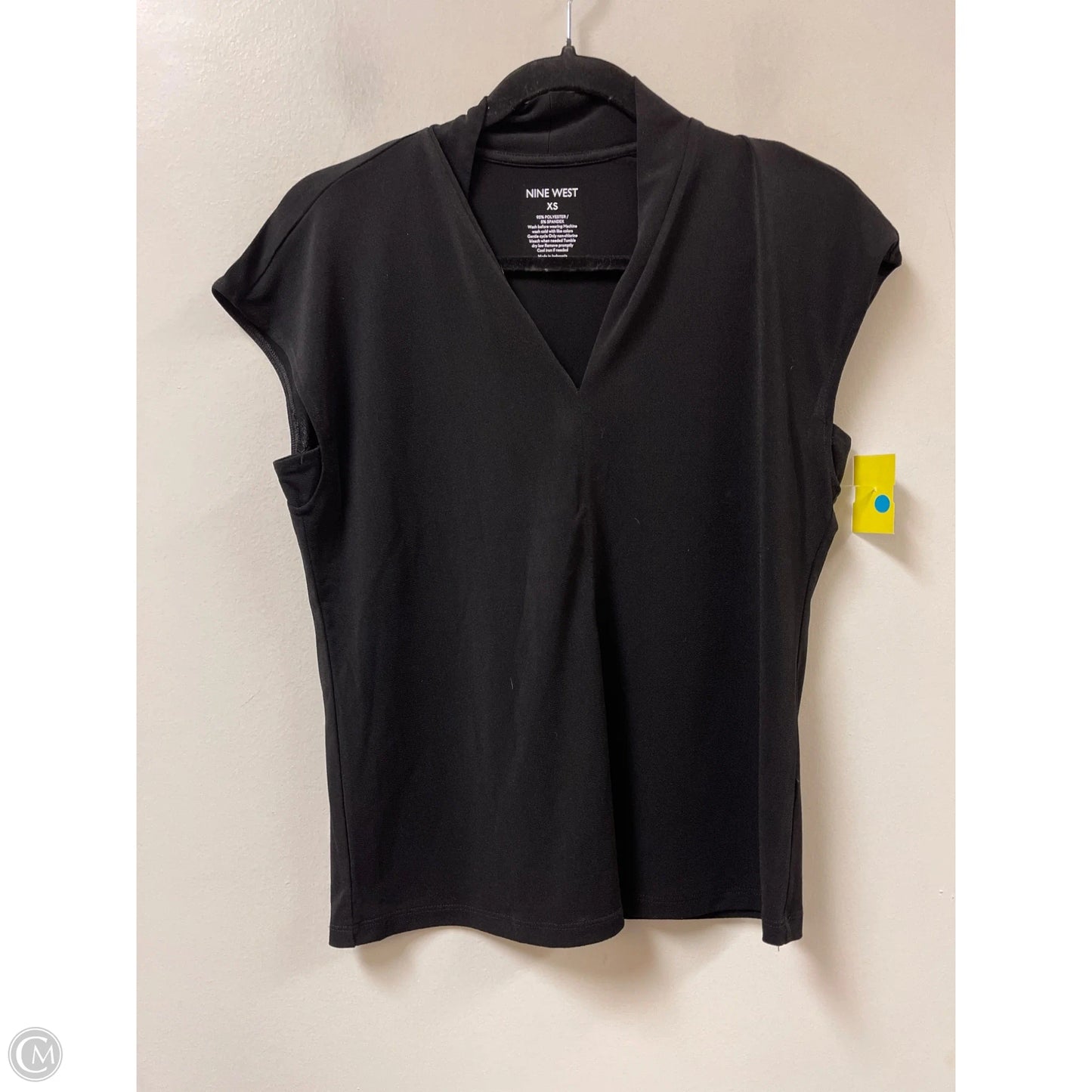 Top Sleeveless By Nine West In Black, Size: Xs