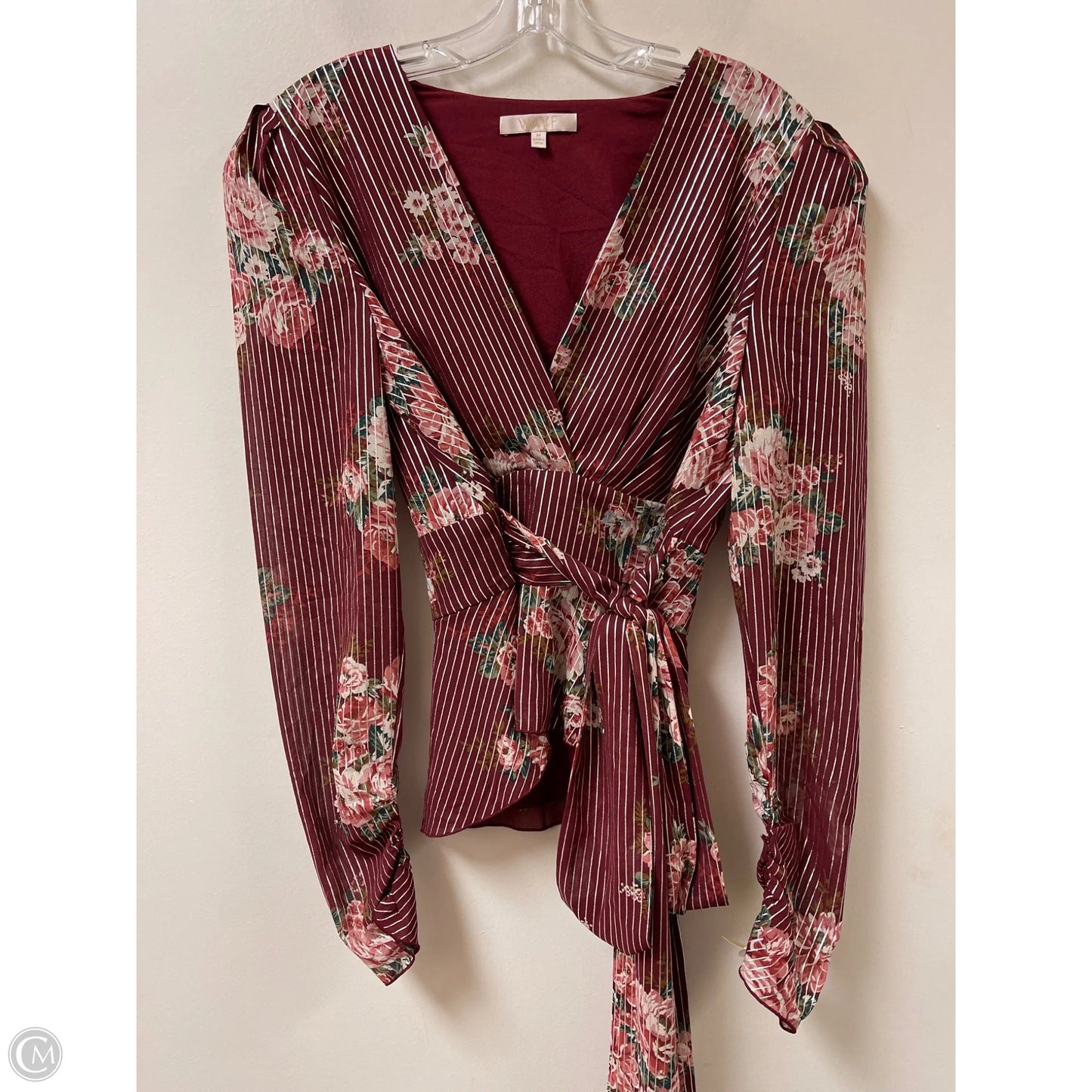 Top Long Sleeve By Wayf In Red, Size: M