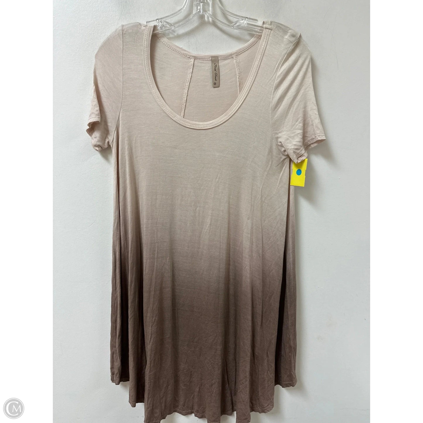 Tunic Short Sleeve By Final Touch In Brown, Size: S