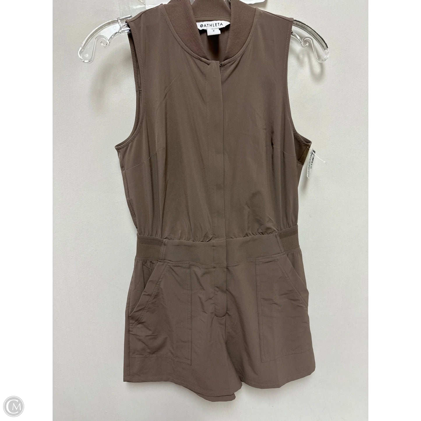 Romper By Athleta In Taupe, Size: Xs