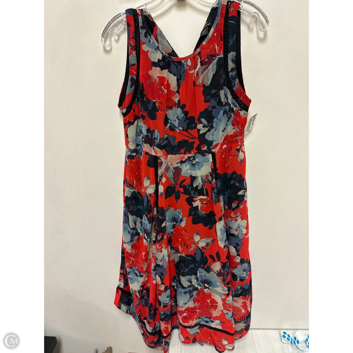 Dress Casual Midi By Taylor In Red, Size: S