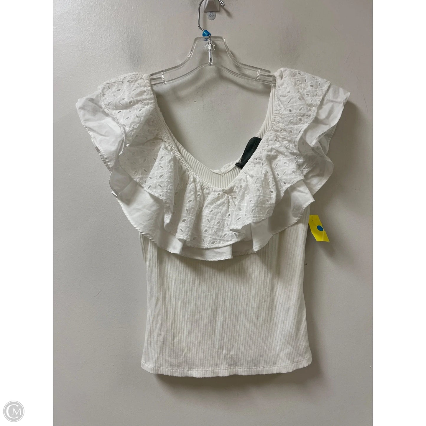 Top Short Sleeve By Sunday In Brooklyn In White, Size: S
