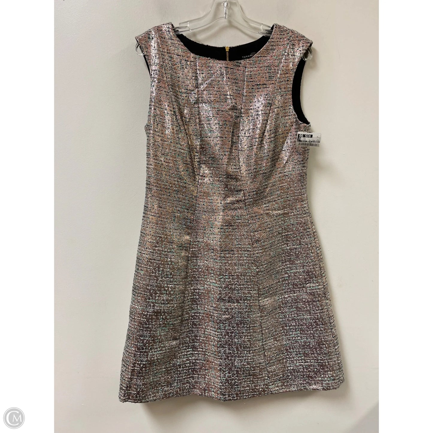 Dress Party Midi By Tahari By Arthur Levine In Pink, Size: M