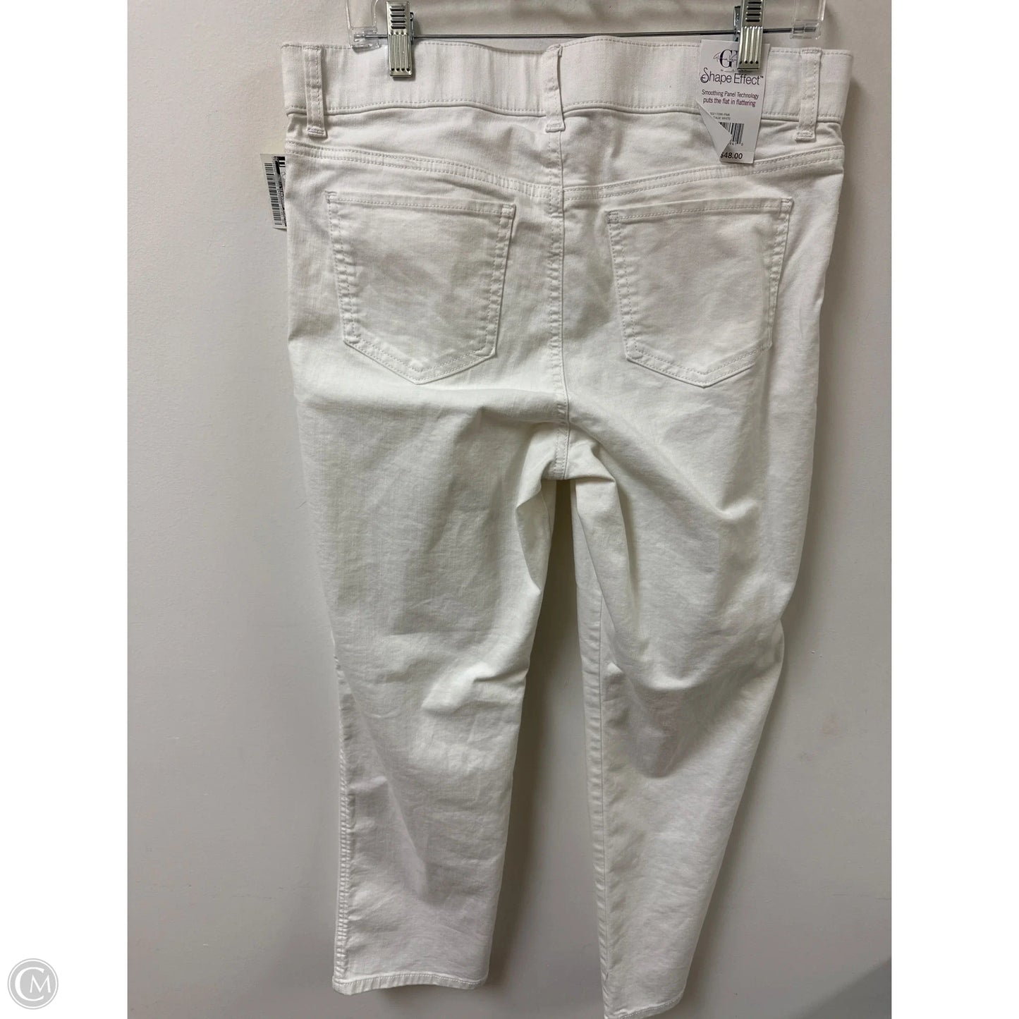 Jeans Skinny By Gloria Vanderbilt In White, Size: 12