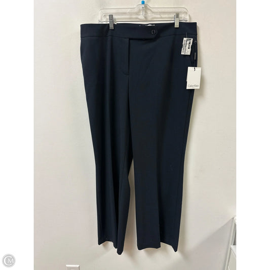 Pants Dress By Calvin Klein In Navy, Size: 14