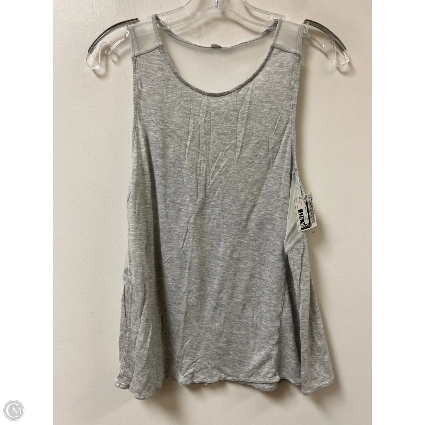 Athletic Tank Top By Alo In Grey, Size: M
