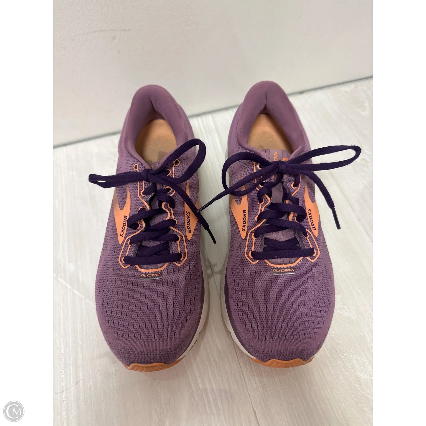 Shoes Athletic By Brooks In Purple, Size: 8