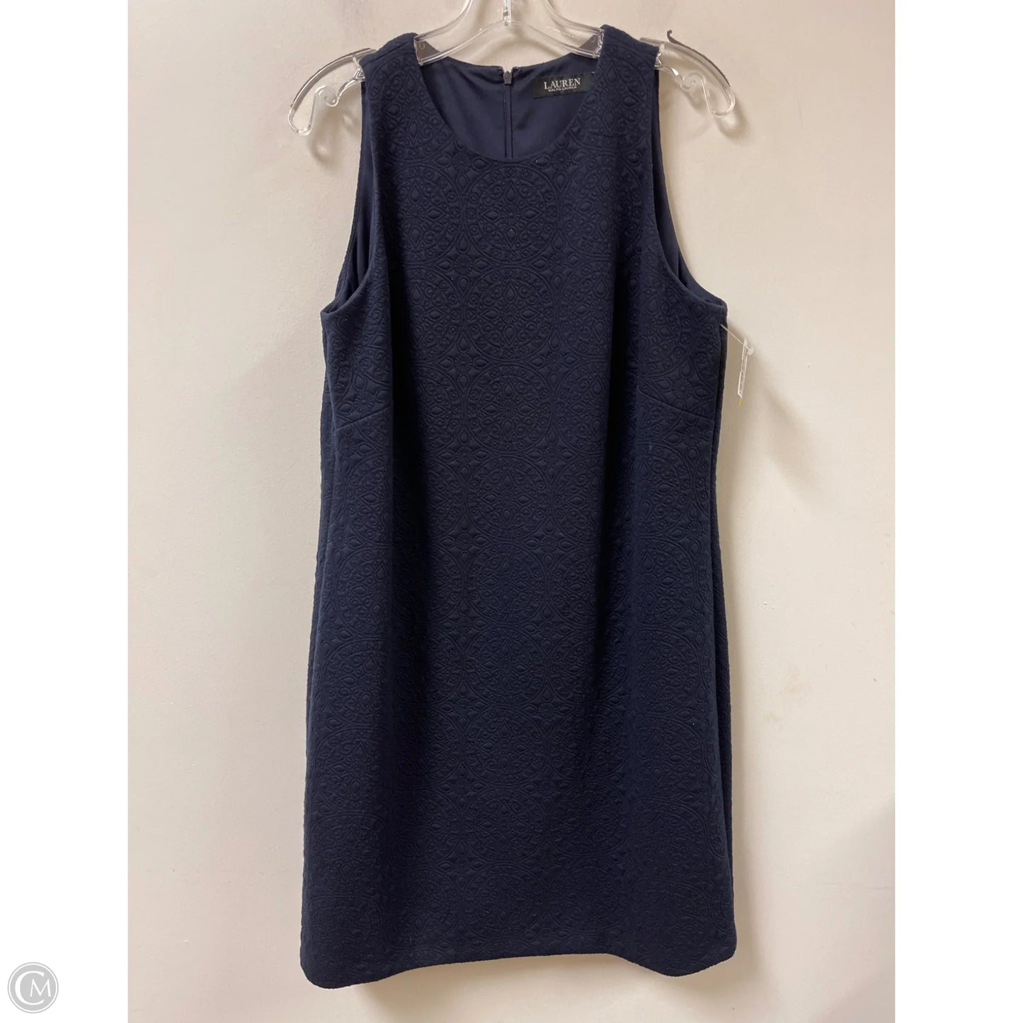 Dress Casual Midi By Lauren By Ralph Lauren In Navy, Size: Xl