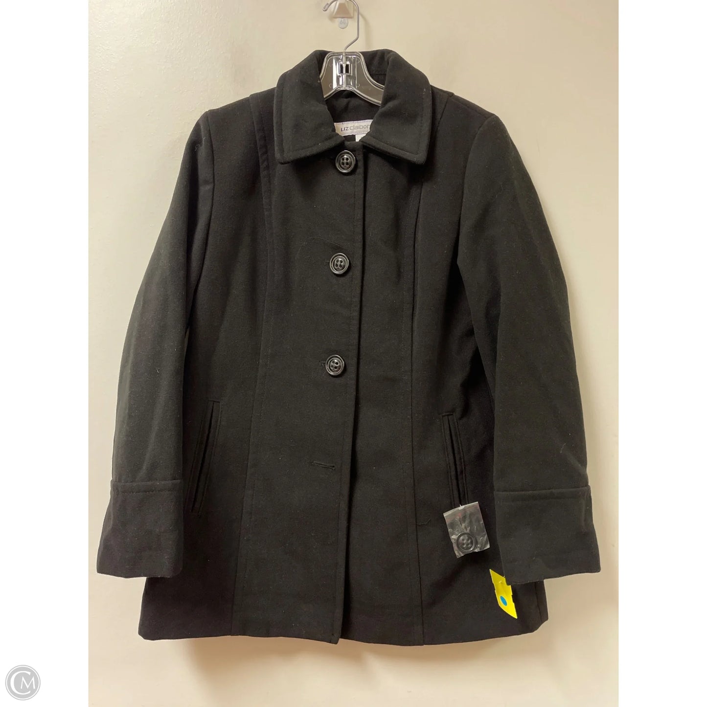 Coat Other By Liz Claiborne In Black, Size: M