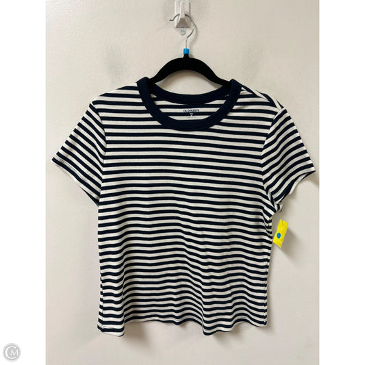 Top Short Sleeve By Old Navy In Navy, Size: Xl