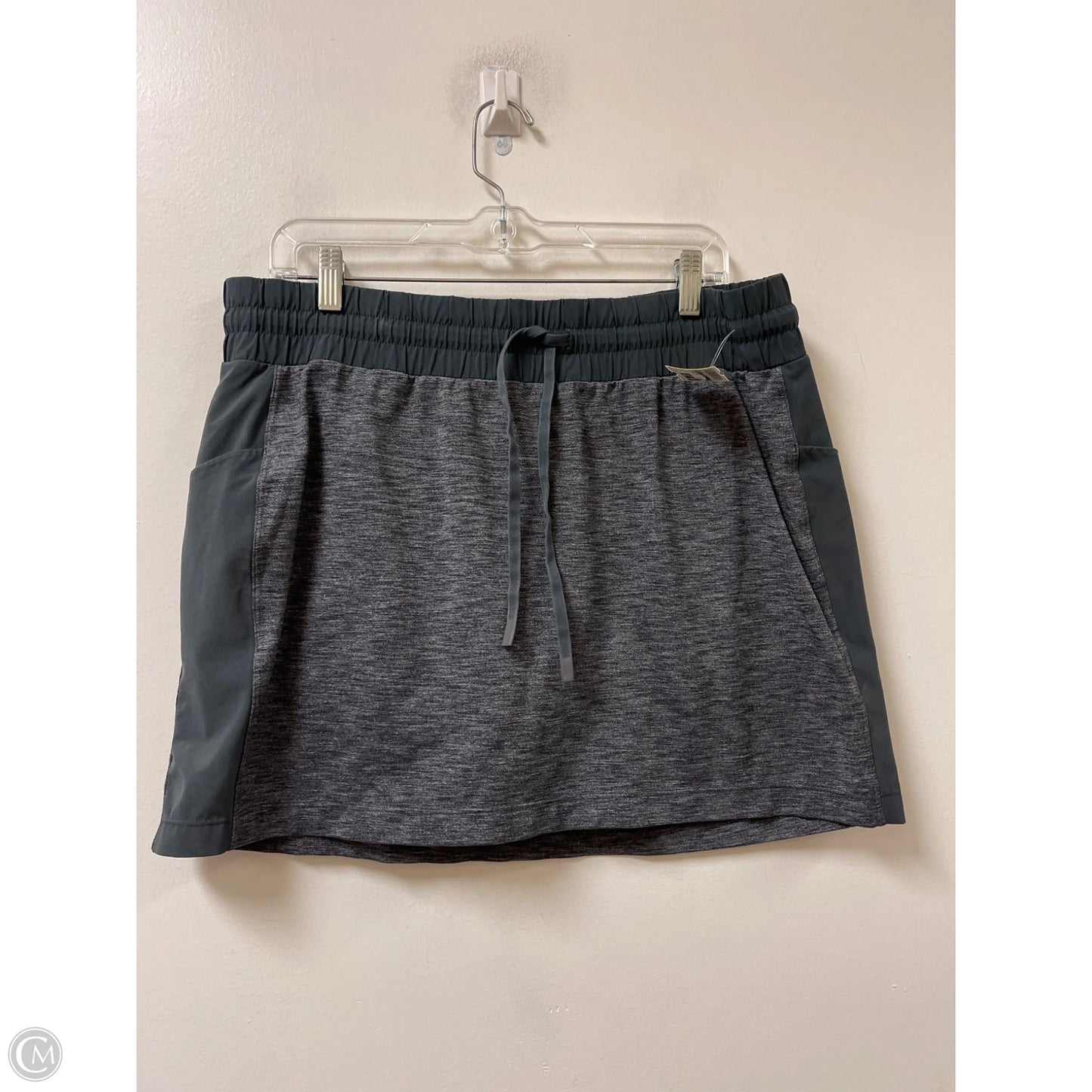 Athletic Skort By Athleta In Grey, Size: L