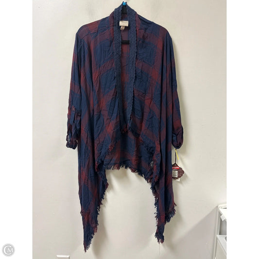 Kimono By Knox Rose In Blue & Red, Size: M