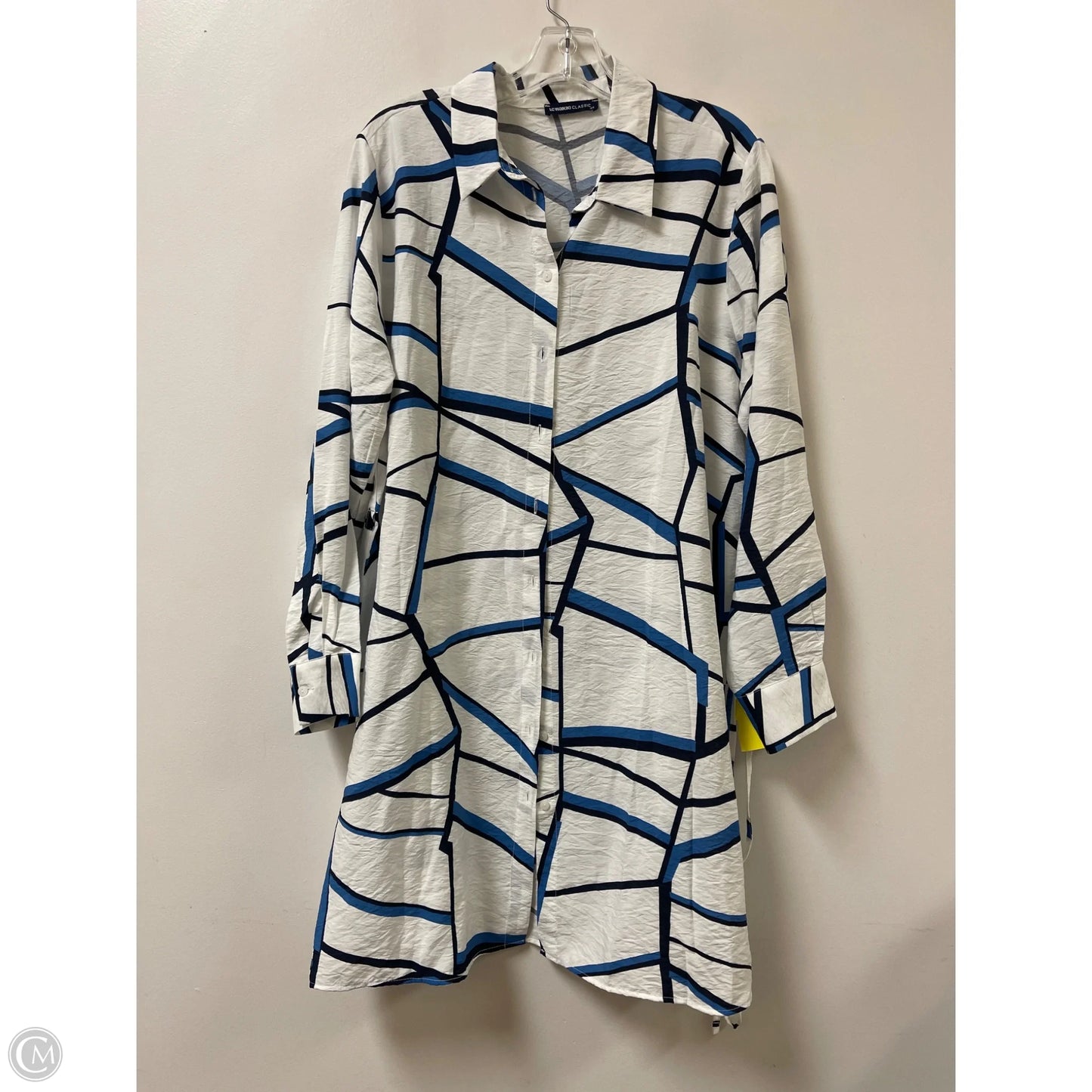Dress Casual Midi By Clothes Mentor In Blue, Size: L