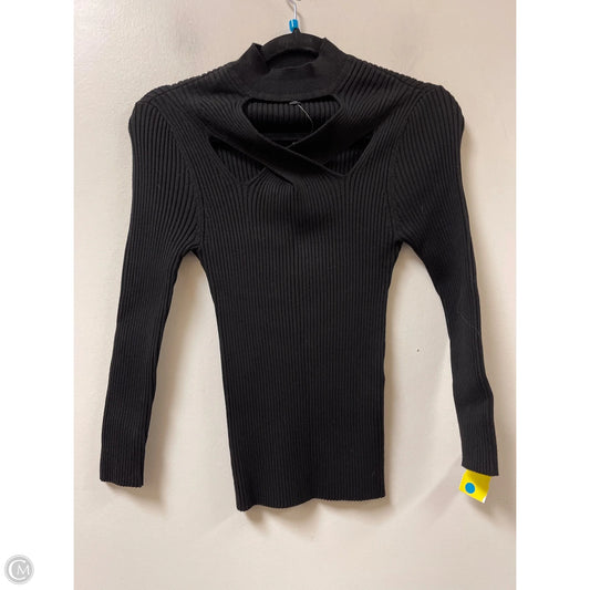 Top Long Sleeve By White House Black Market In Black, Size: S