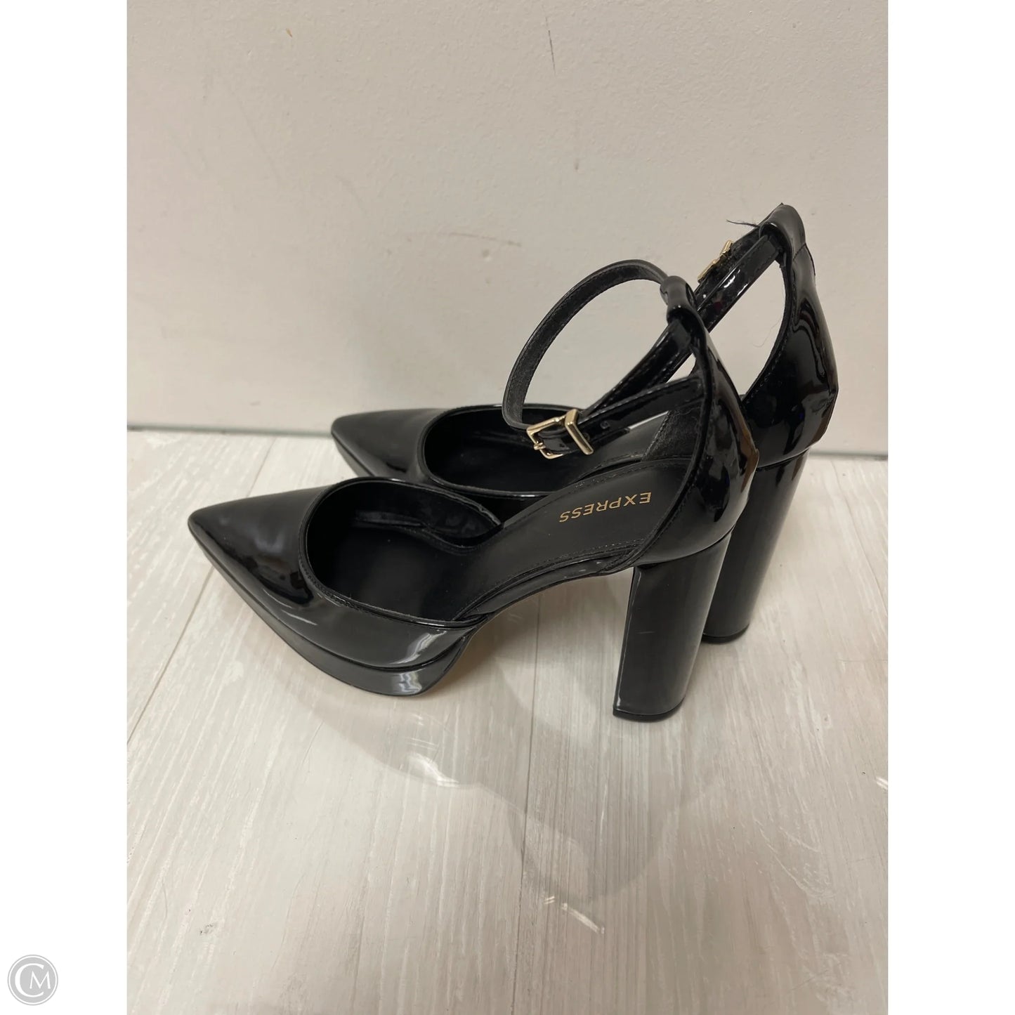 Shoes Heels Block By Express In Black, Size: 9