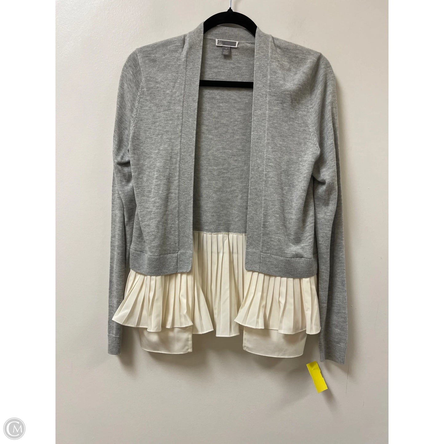 Sweater Cardigan By Chelsea 28 In Grey, Size: Xs