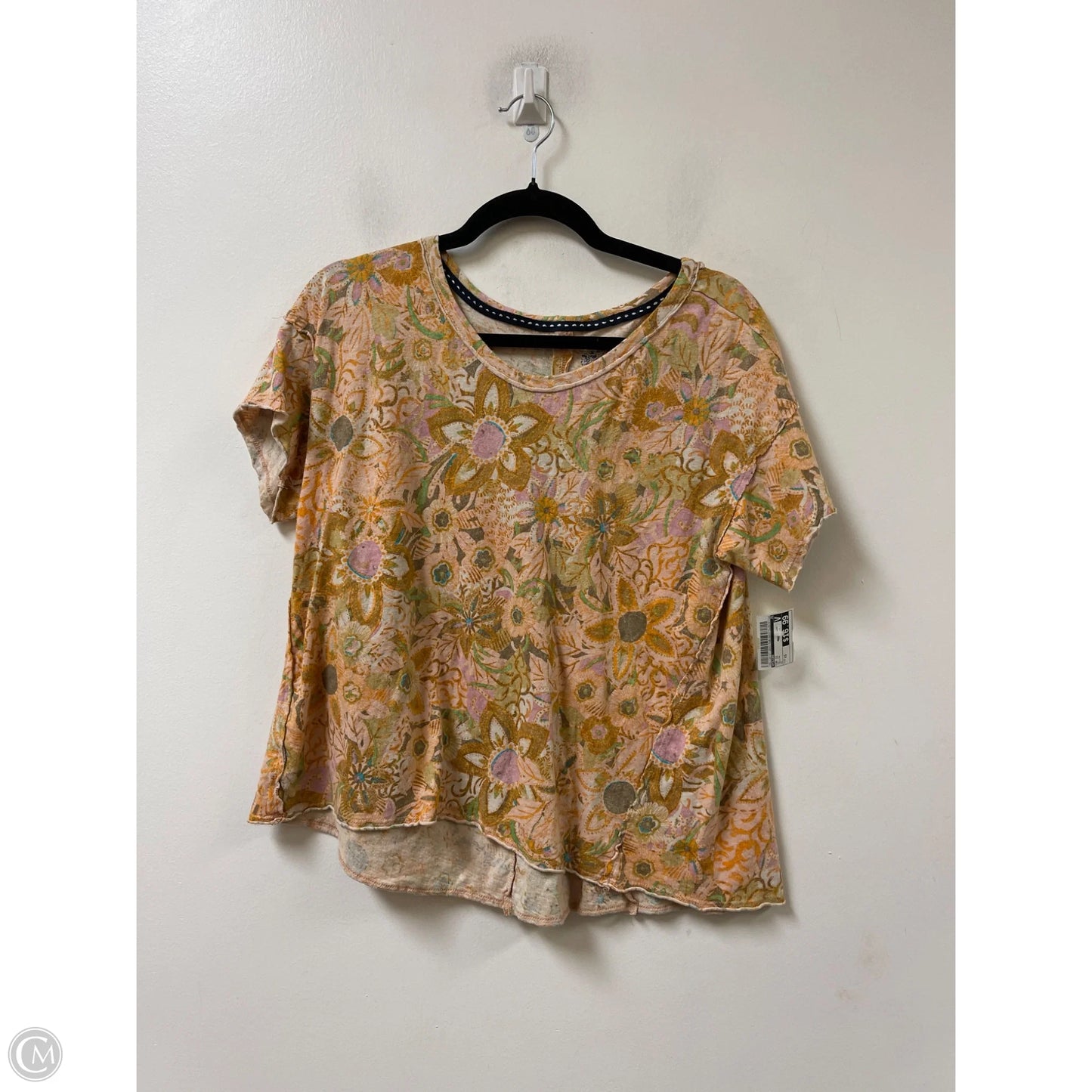 Top Short Sleeve By Pilcro In Yellow, Size: Xs