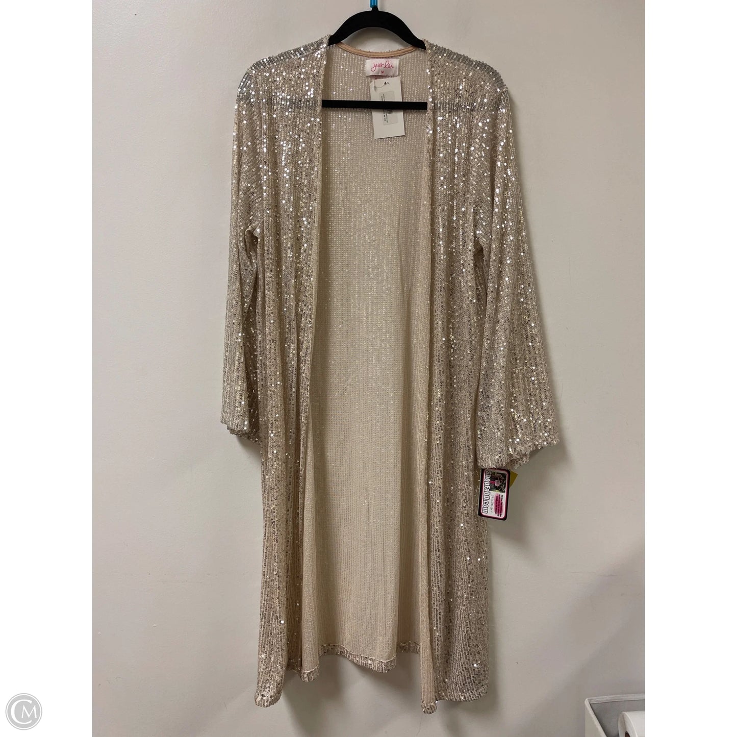 Sweater Cardigan By Clothes Mentor In Yellow, Size: 1x