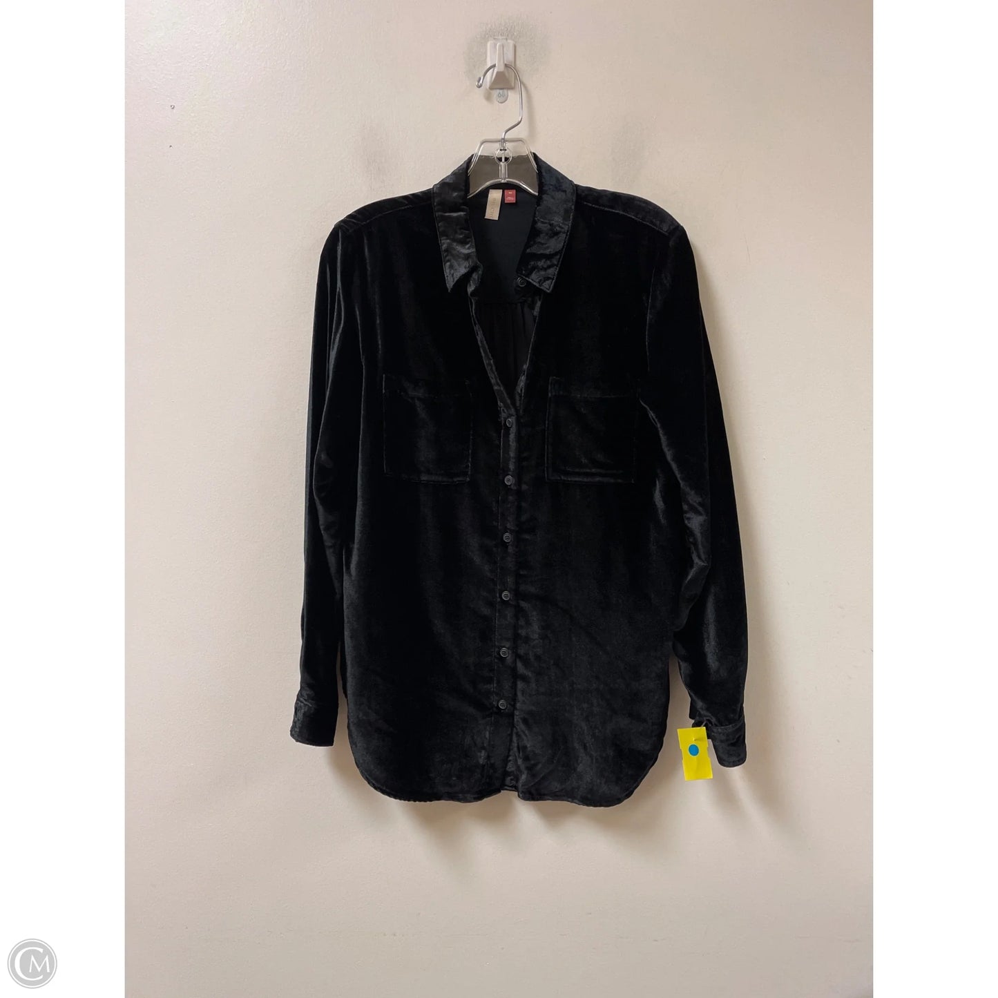 Blouse Long Sleeve By Pilcro In Black, Size: Xs