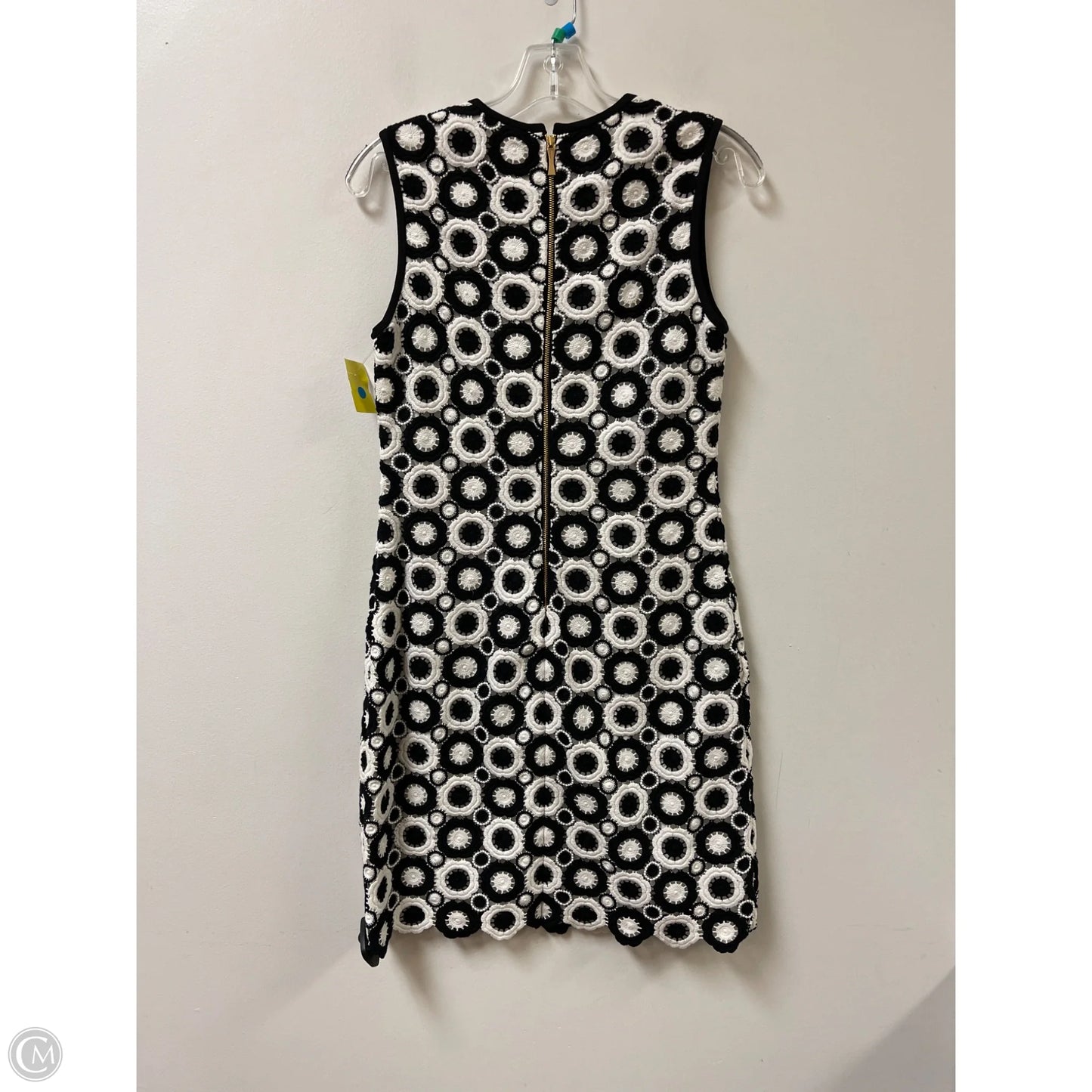 Dress Designer By Kate Spade In Black & Cream, Size: S