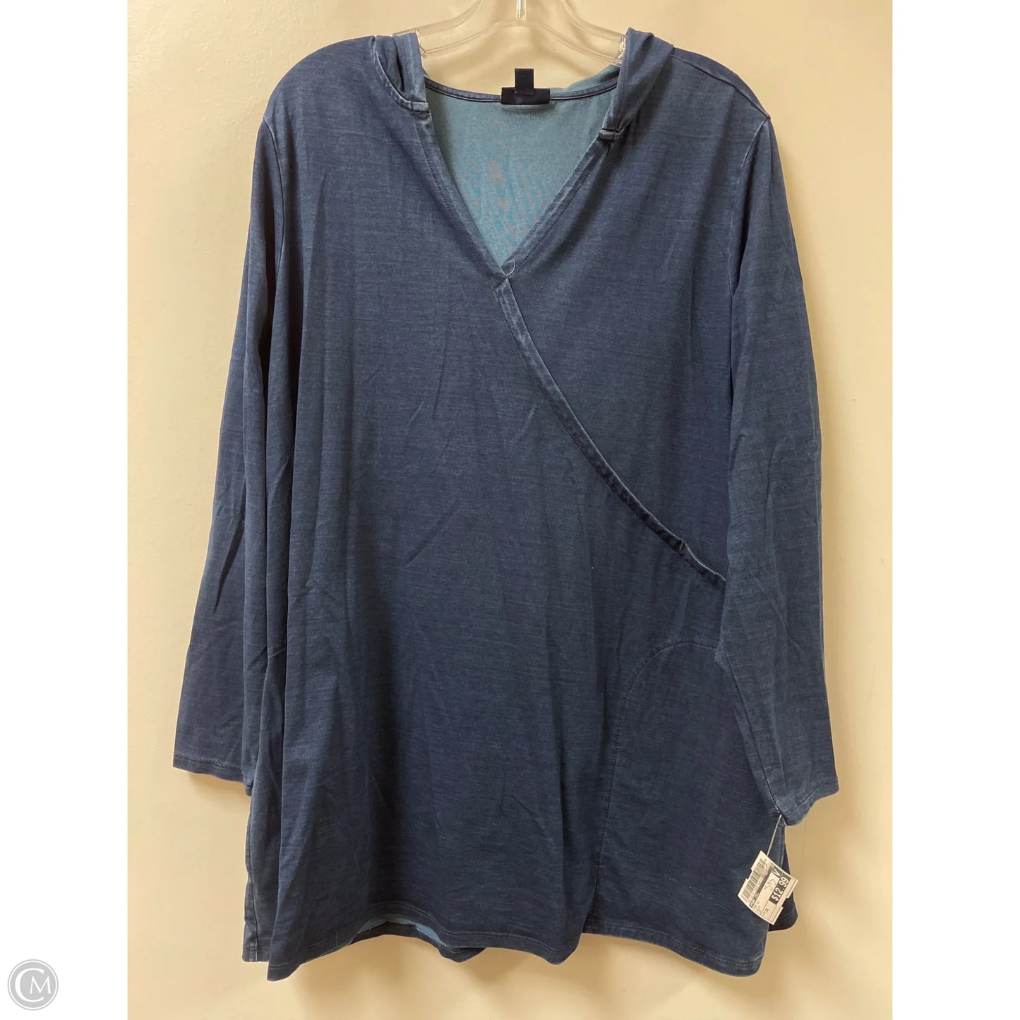 Top Long Sleeve By Pure Jill In Blue, Size: 2x