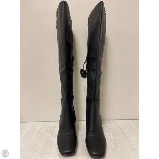 Boots Knee Heels By Dkny In Black, Size: 9