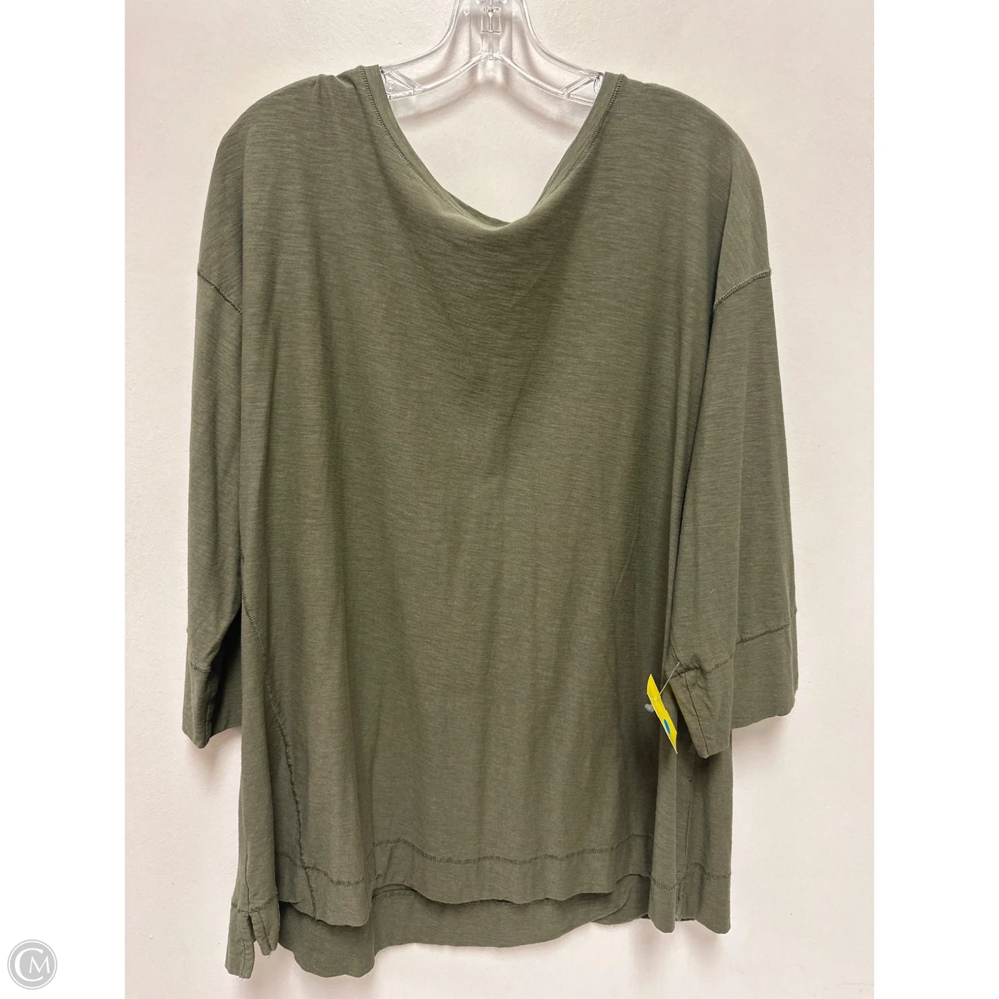 Top Long Sleeve By West Bound In Green, Size: 2x