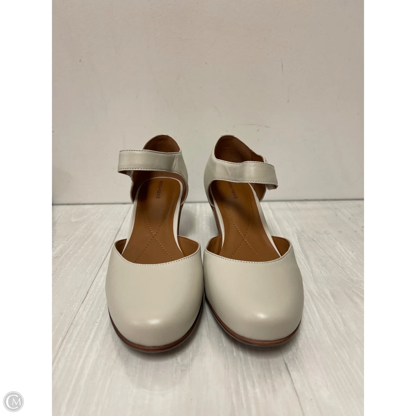 Shoes Heels Block By Easy Spirit In Cream, Size: 10