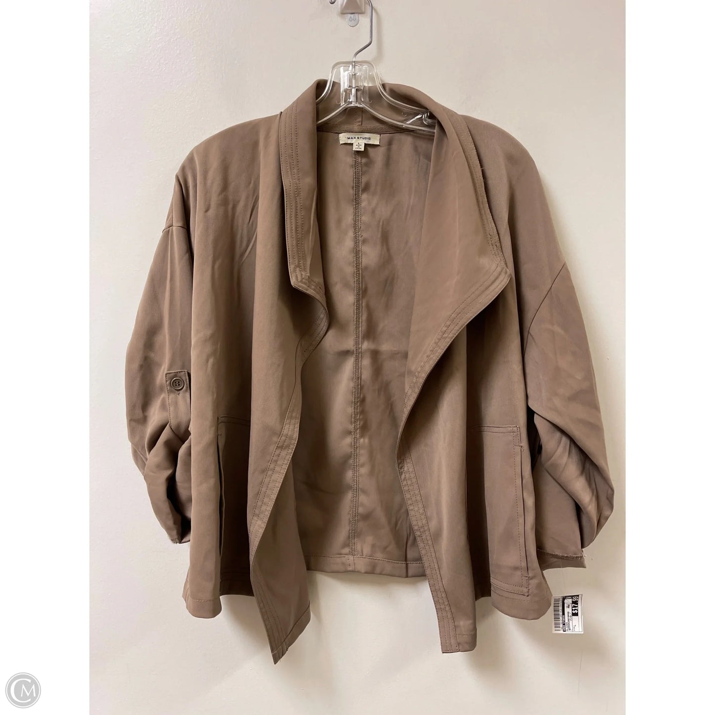 Blazer By Max Studio In Camouflage Print, Size: L