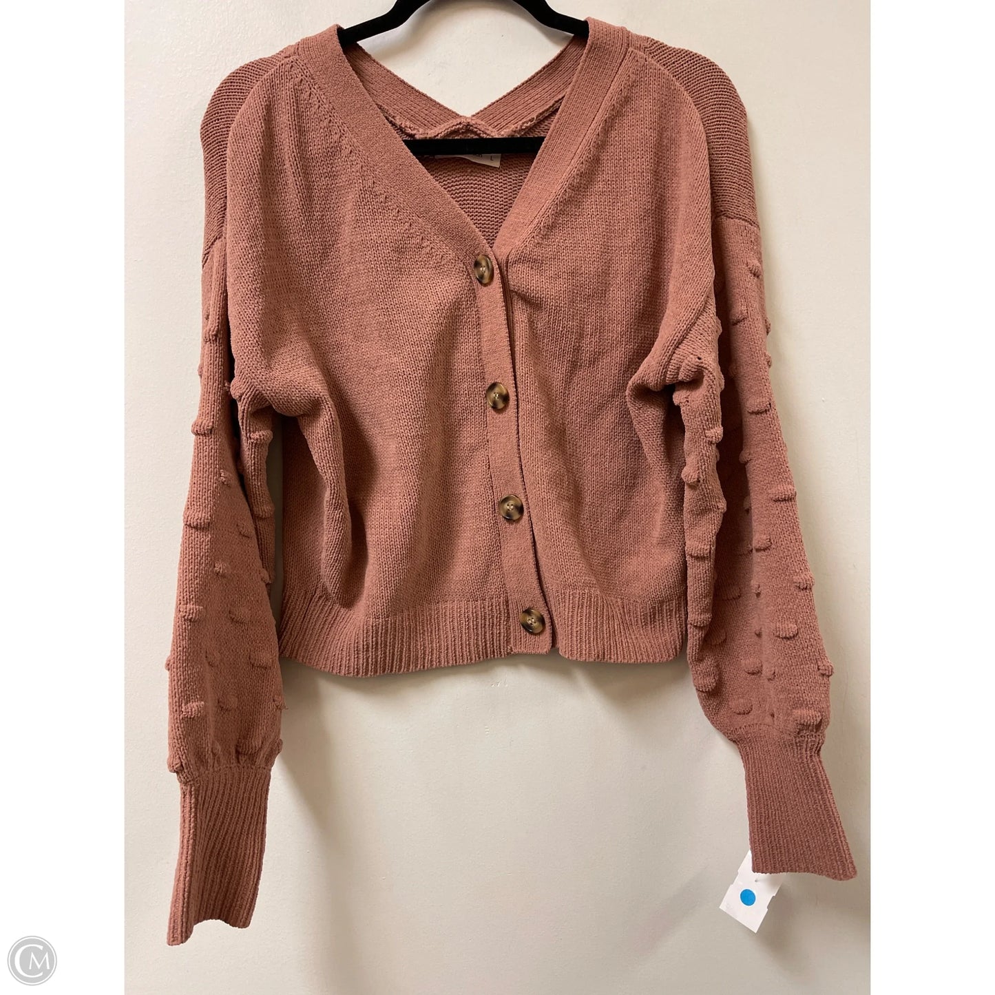 Sweater Cardigan By Moon And Madison In Brown, Size: L