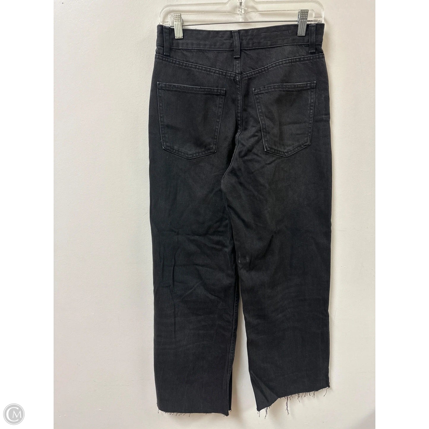 Jeans Straight By Zara In Black, Size: 6