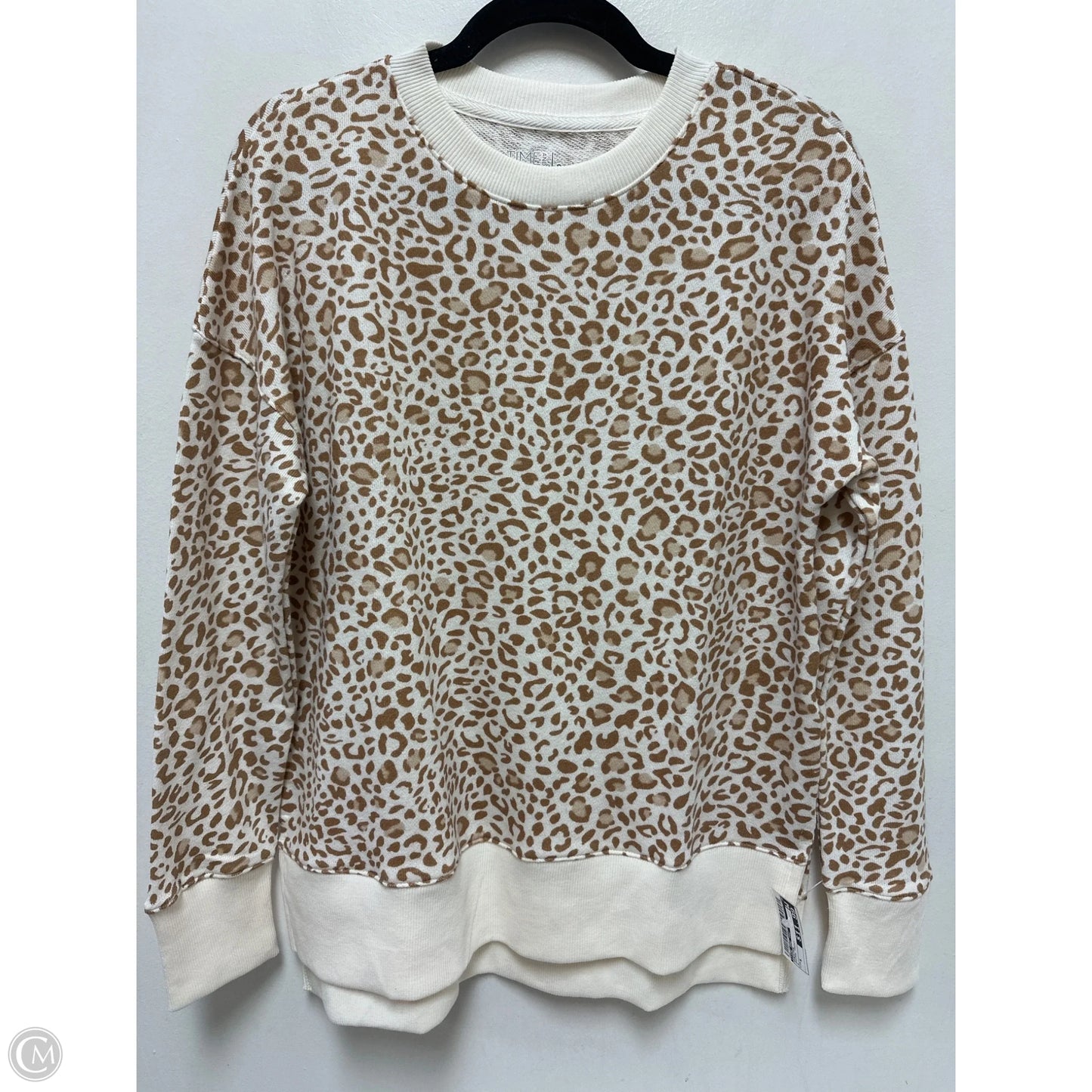 Sweater By Time And Tru In Animal Print, Size: S