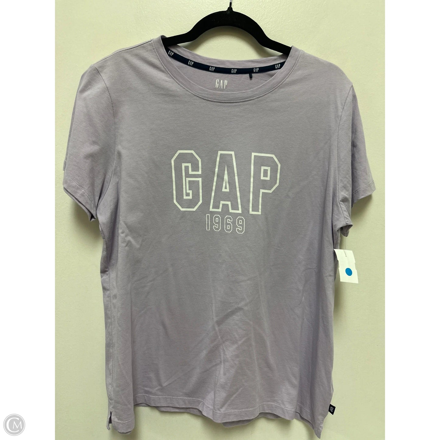 Top Short Sleeve By Gap In Purple, Size: L